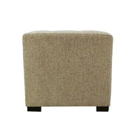 MJL Furniture Text2 Olivia ottoman carré capitonné 4 boutons
