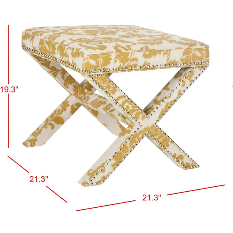 SAFAVIEH Shavonne ottomane X-Bench