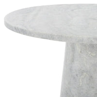 SAFAVIEH Couture Ghicu table d'appoint ronde haute en marbre - 22 po L x 21 po P x 24 po H - 21Lx21Px24H