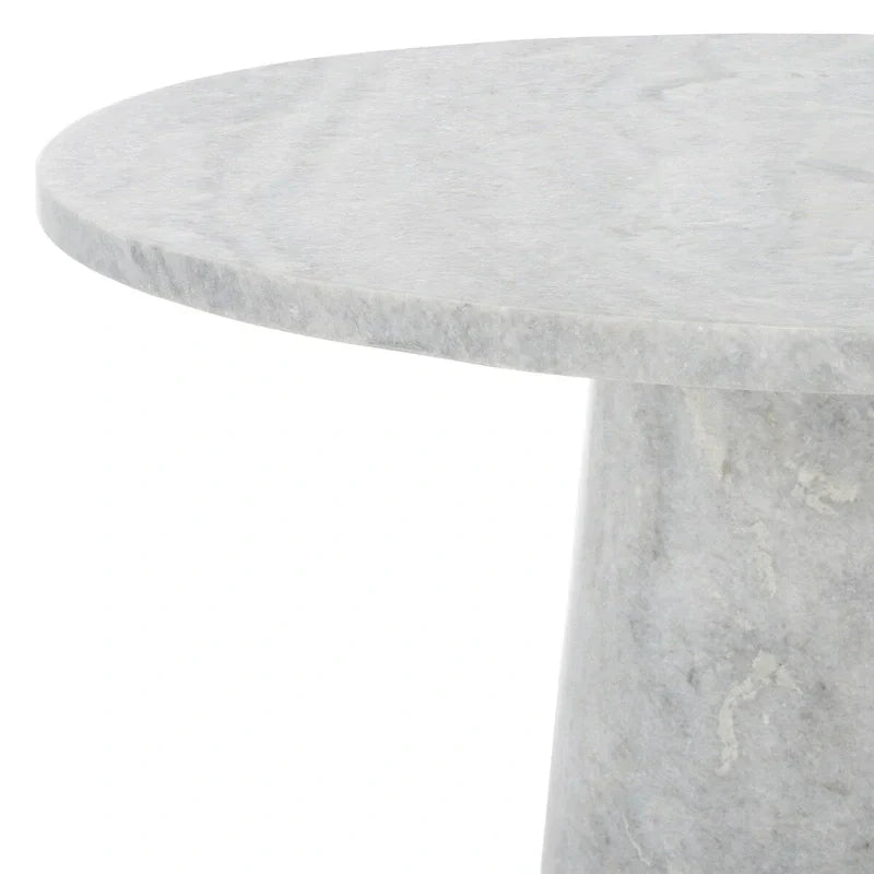 SAFAVIEH Couture Ghicu table d'appoint ronde haute en marbre - 22 po L x 21 po P x 24 po H - 21Lx21Px24H