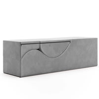 Avana Kami Méridienne convertible / yoga & massage - ottoman 2 en 1 avec fauteuil de yoga escamotable dissimulé, microvelours - N/A