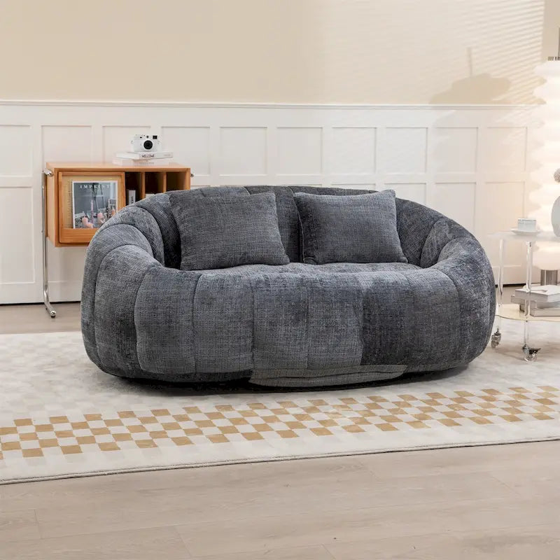 Pouf poire pour adultes - Canapé moelleux multicolore