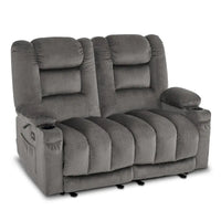 Causeuse Inclinable Électrique MCombo avec Chaleur et Massage, Tissu PR648