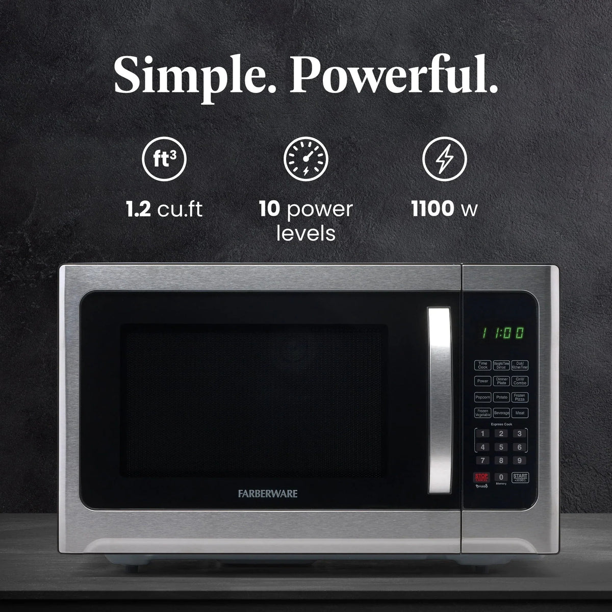 Four micro-ondes et grill professionnel 1.2 pi³