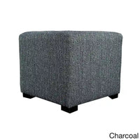 MJL Furniture Text2 Olivia ottoman carré capitonné 4 boutons