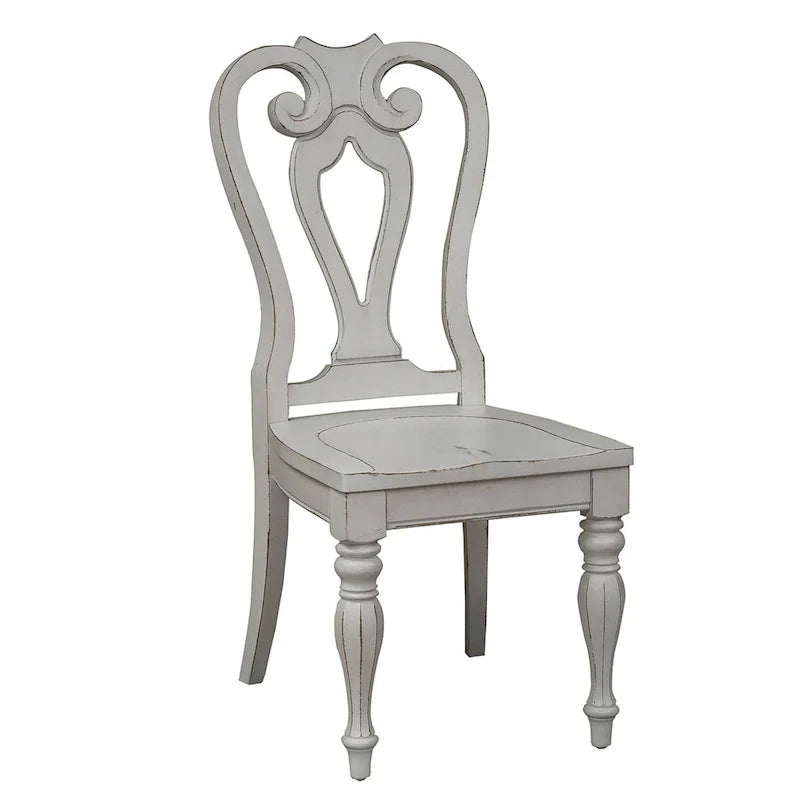 Magnolia Manor Chaise à dossier ajouré (lot de 2)