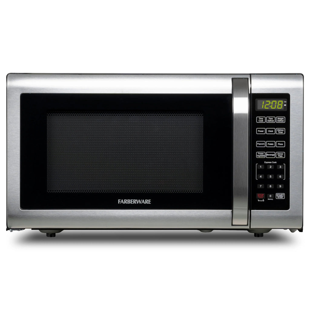 Farberware Four micro-ondes 1.6 pi³, acier inoxydable brossé
