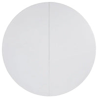 Table pliante d'événement ronde en plastique pliable en deux de 6 pieds avec poignée