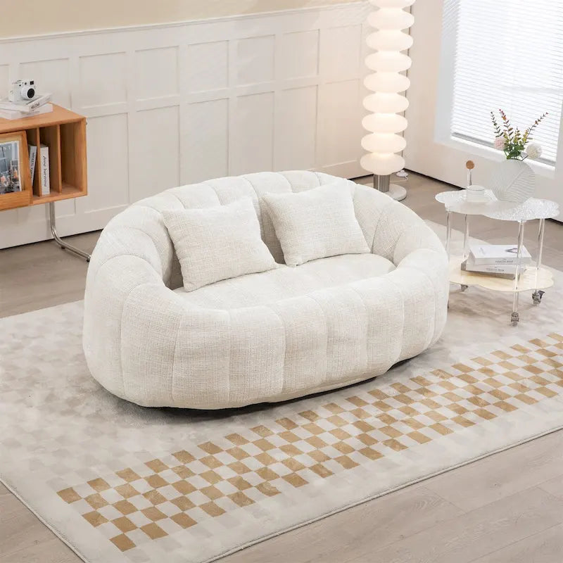 Pouf poire pour adultes - Canapé moelleux multicolore