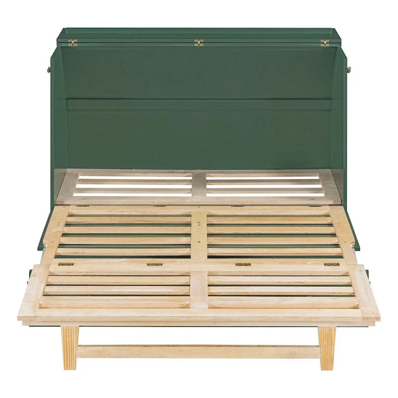 Nestfair Lit escamotable taille Full avec grands tiroirs