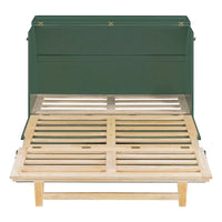 Nestfair Lit escamotable taille Full avec grands tiroirs