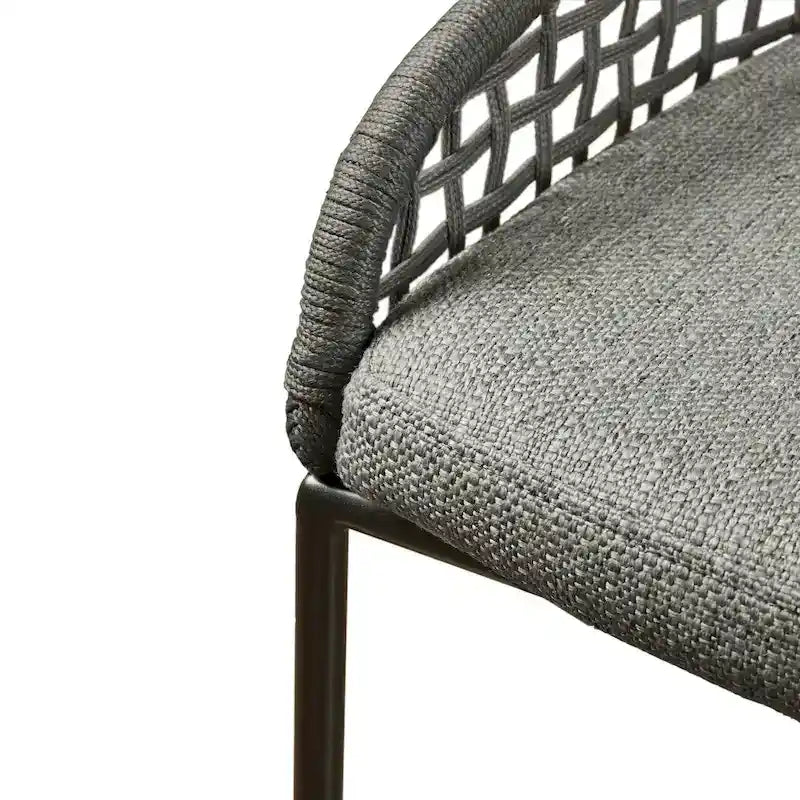 Madison Park Carmel Tabouret de comptoir tressé 25