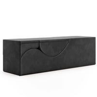 Avana Kami Méridienne convertible / yoga & massage - ottoman 2 en 1 avec fauteuil de yoga escamotable dissimulé, microvelours - N/A