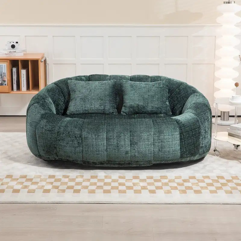 Pouf poire pour adultes - Canapé moelleux multicolore