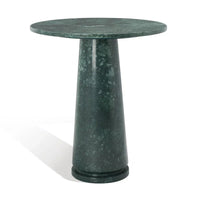 SAFAVIEH Couture Ghicu table d'appoint ronde haute en marbre - 22 po L x 21 po P x 24 po H - 21Lx21Px24H