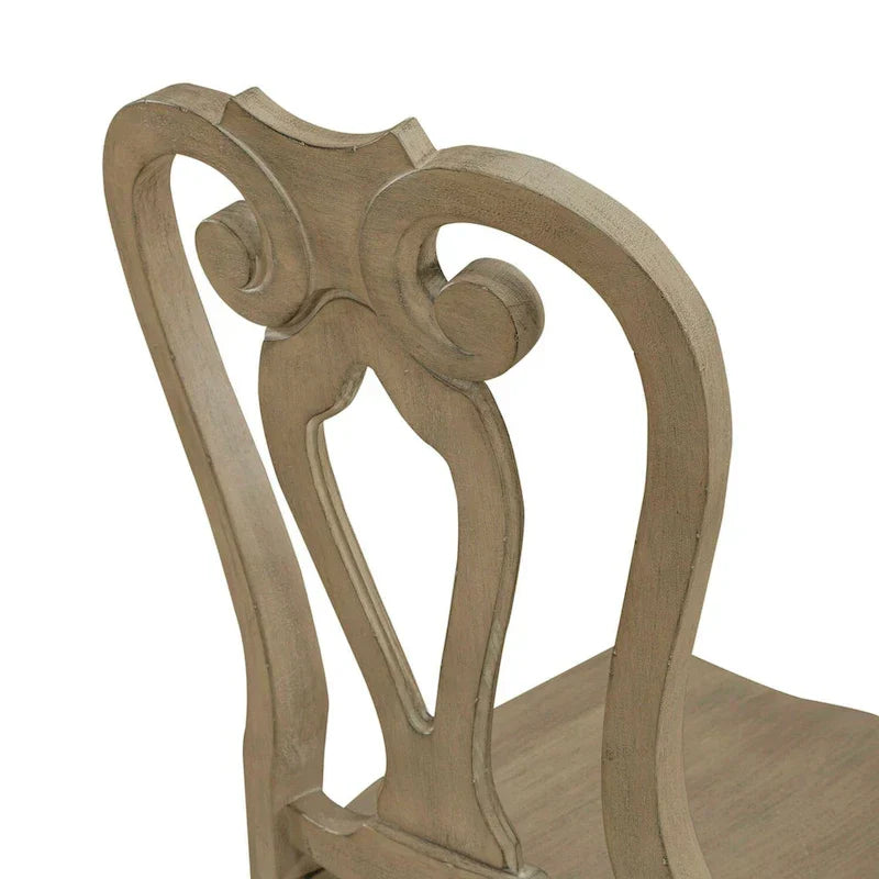 Magnolia Manor Chaise à dossier ajouré (lot de 2)