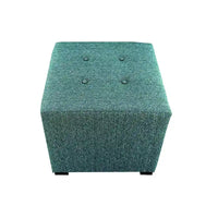 MJL Furniture Text2 Olivia ottoman carré capitonné 4 boutons