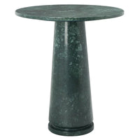 SAFAVIEH Couture Ghicu table d'appoint ronde haute en marbre - 22 po L x 21 po P x 24 po H - 21Lx21Px24H