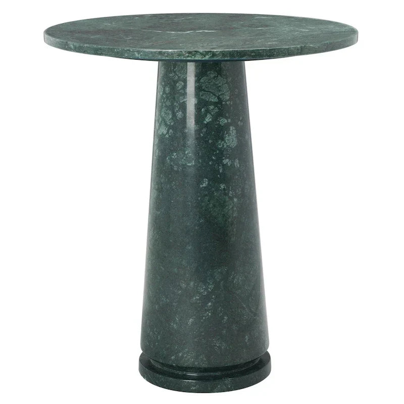 SAFAVIEH Couture Ghicu table d'appoint ronde haute en marbre - 22 po L x 21 po P x 24 po H - 21Lx21Px24H
