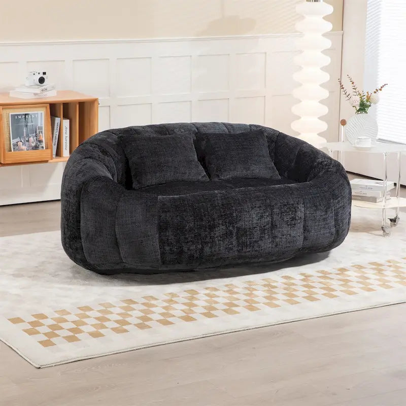 Pouf poire pour adultes - Canapé moelleux multicolore