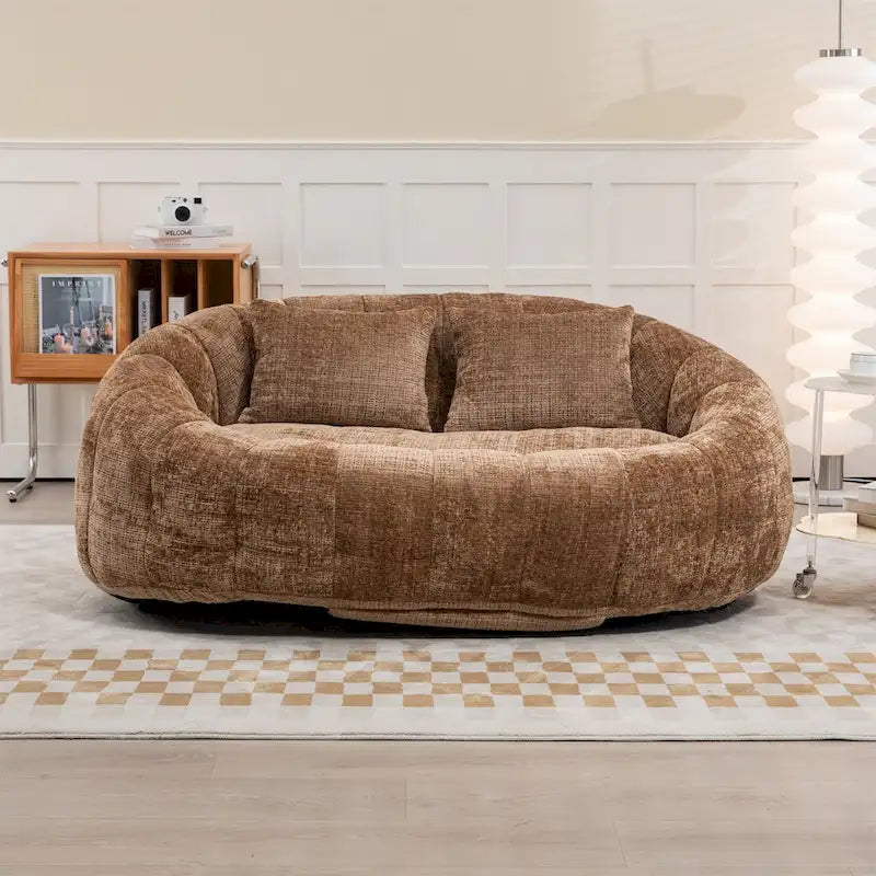 Pouf poire pour adultes - Canapé moelleux multicolore