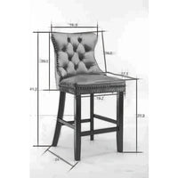 Chaises de bar style loisir, lot de 2